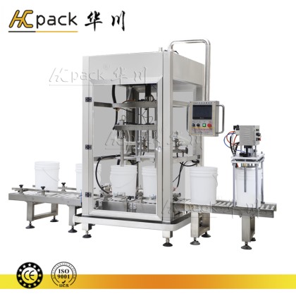 大桶包裝稱重式灌裝壓（yā）蓋生產線